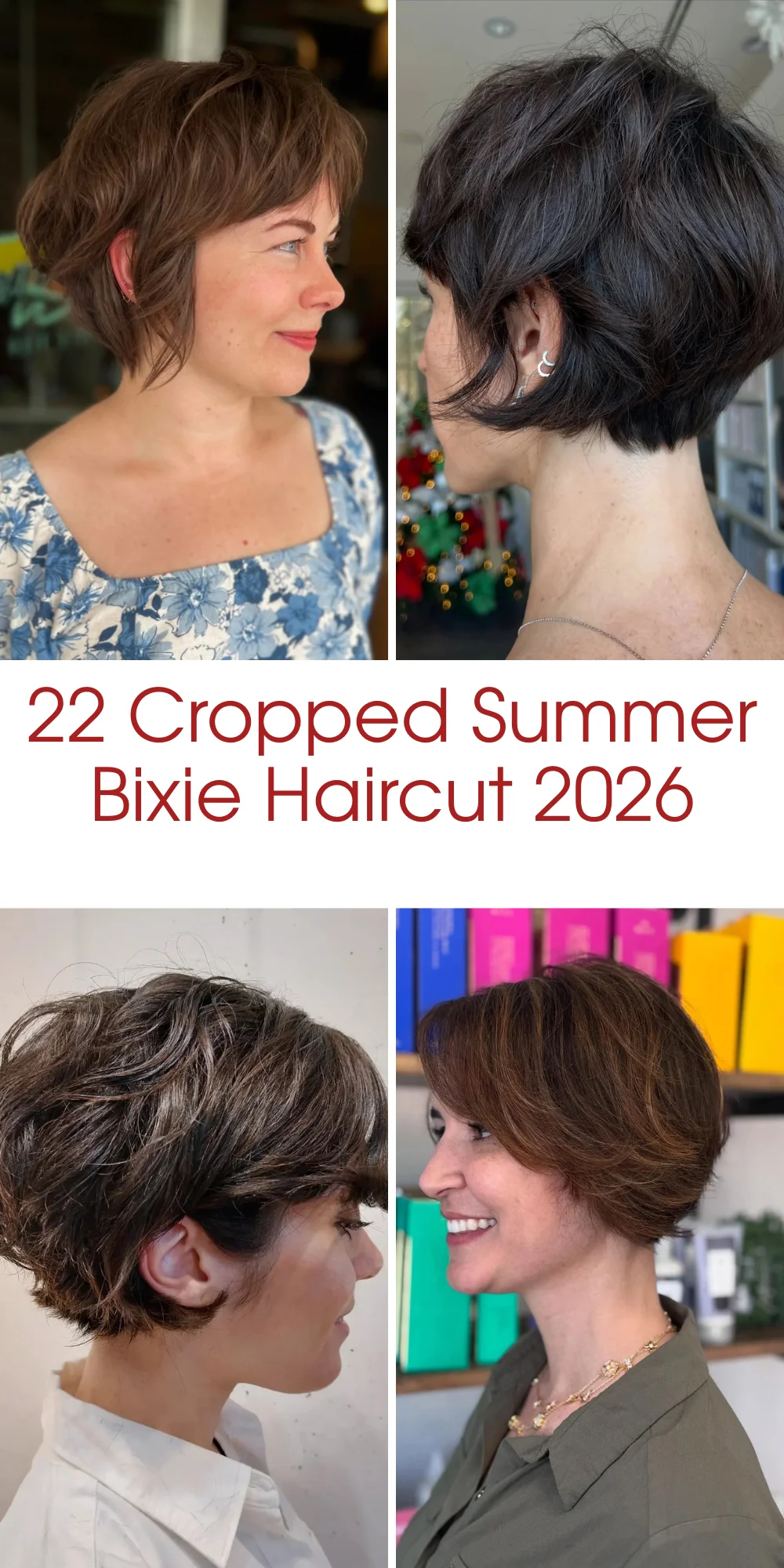 22 Cropped Summer Bixie Haircut 2026 - Fresh Short Styles You’ll Want To Try