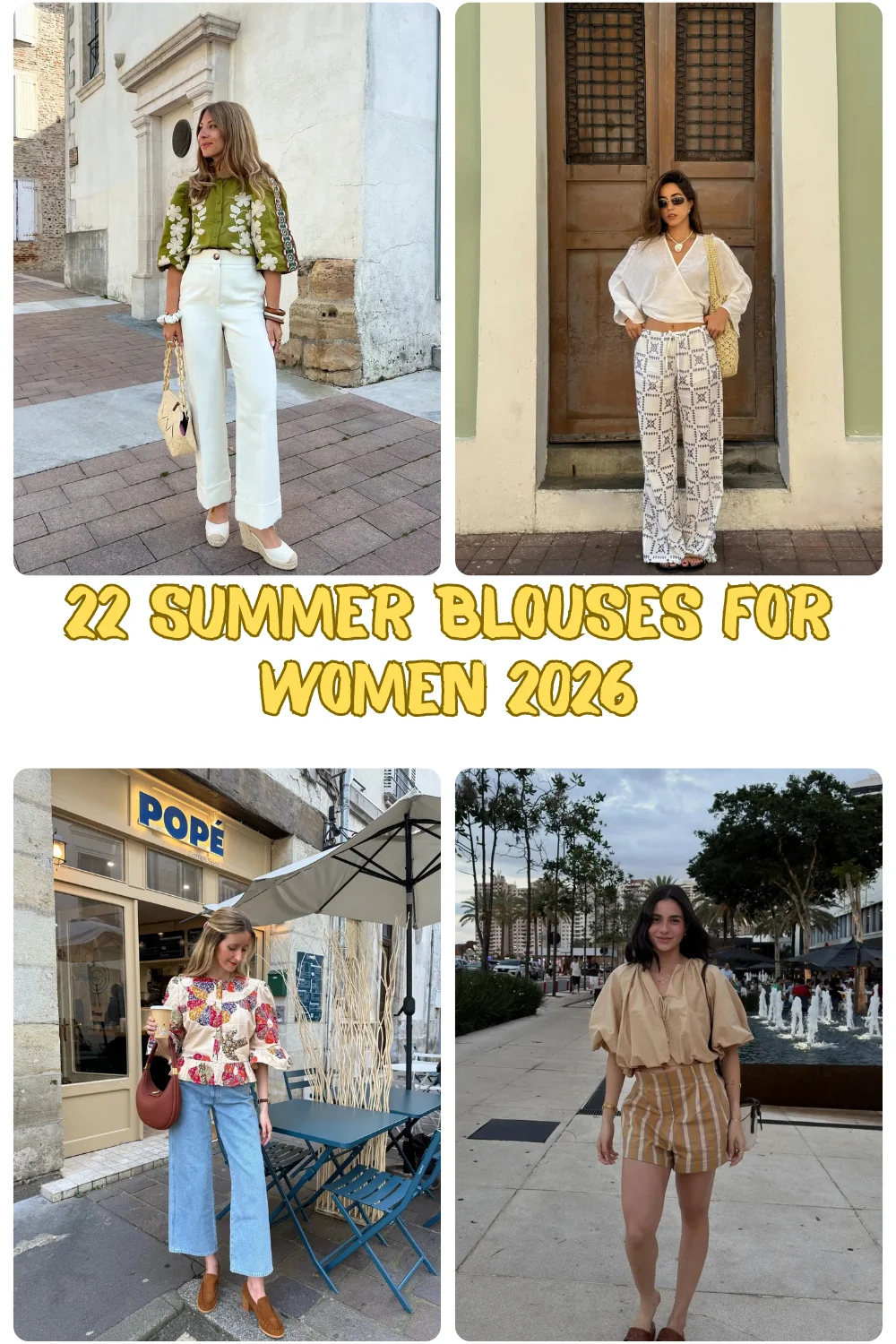 22 Summer Blouses For Women 2026: Effortless Styles You’ll Actually Want To Wear