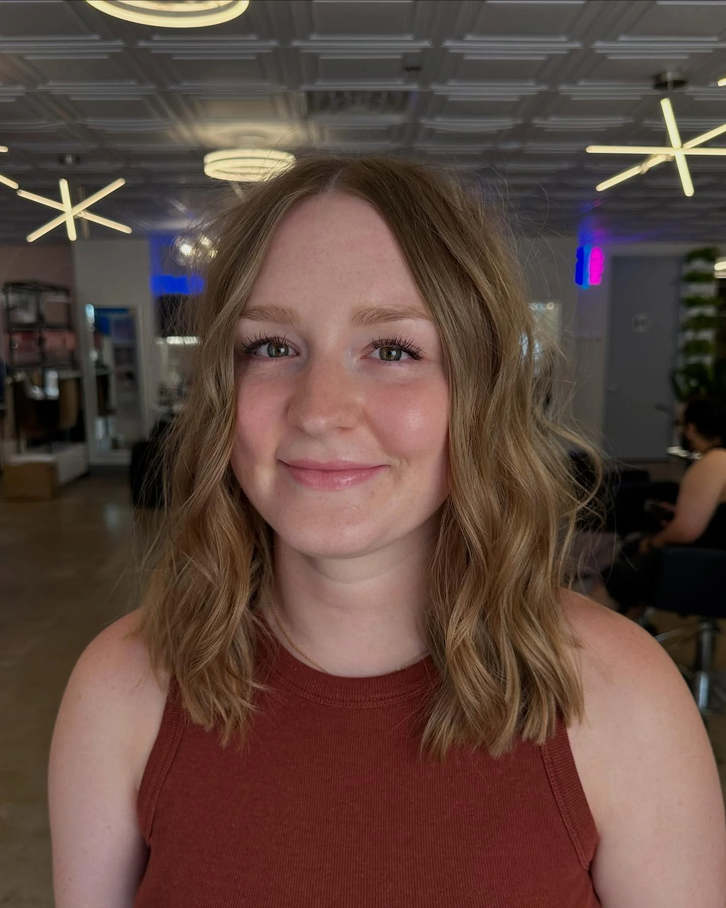 perfect summer haircut 2026 Soft Textured Lob With Airy Layers