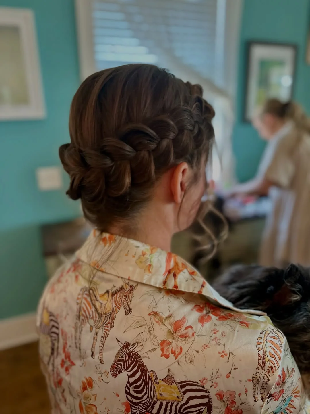 natural summer braids hairstyle 2026 Twisted Braided Updo With Soft Summer Elegance