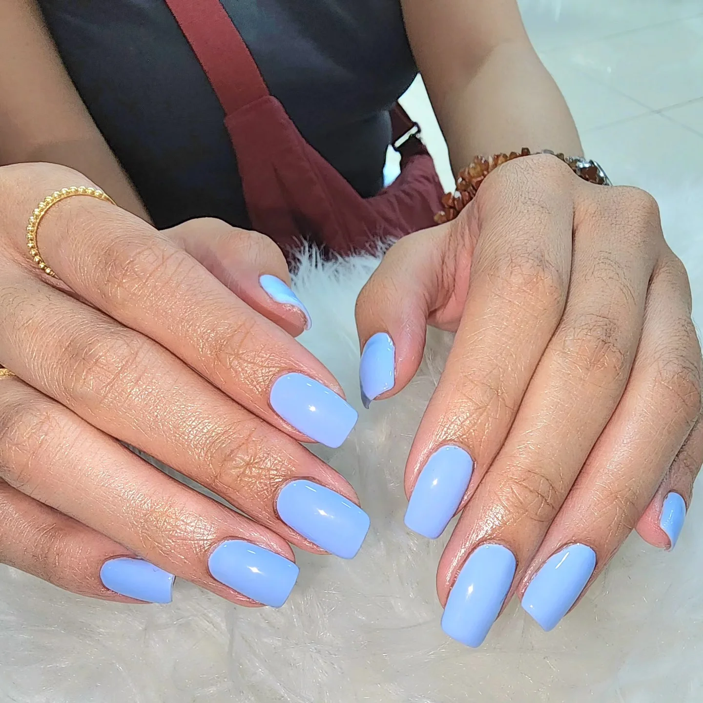 summer nails one color 2026 Soft Sky Blue Nails For A Fresh Seasonal Update
