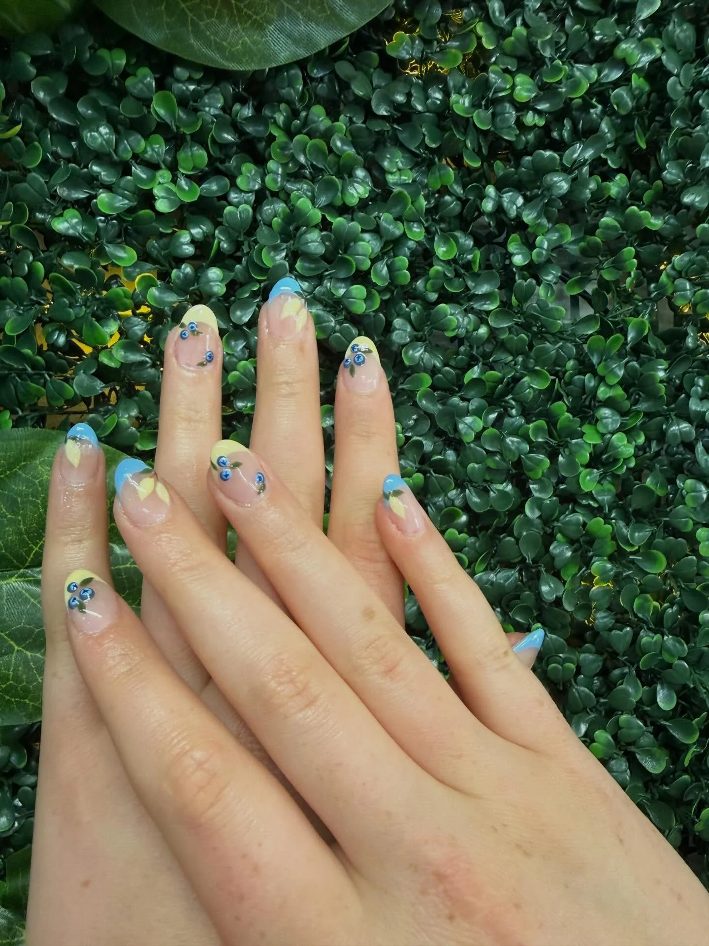 June Nails Ideas 2026 - Summer Trends 2026 Blueberry Milk French Nails For A Fresh Minimal Summer Look