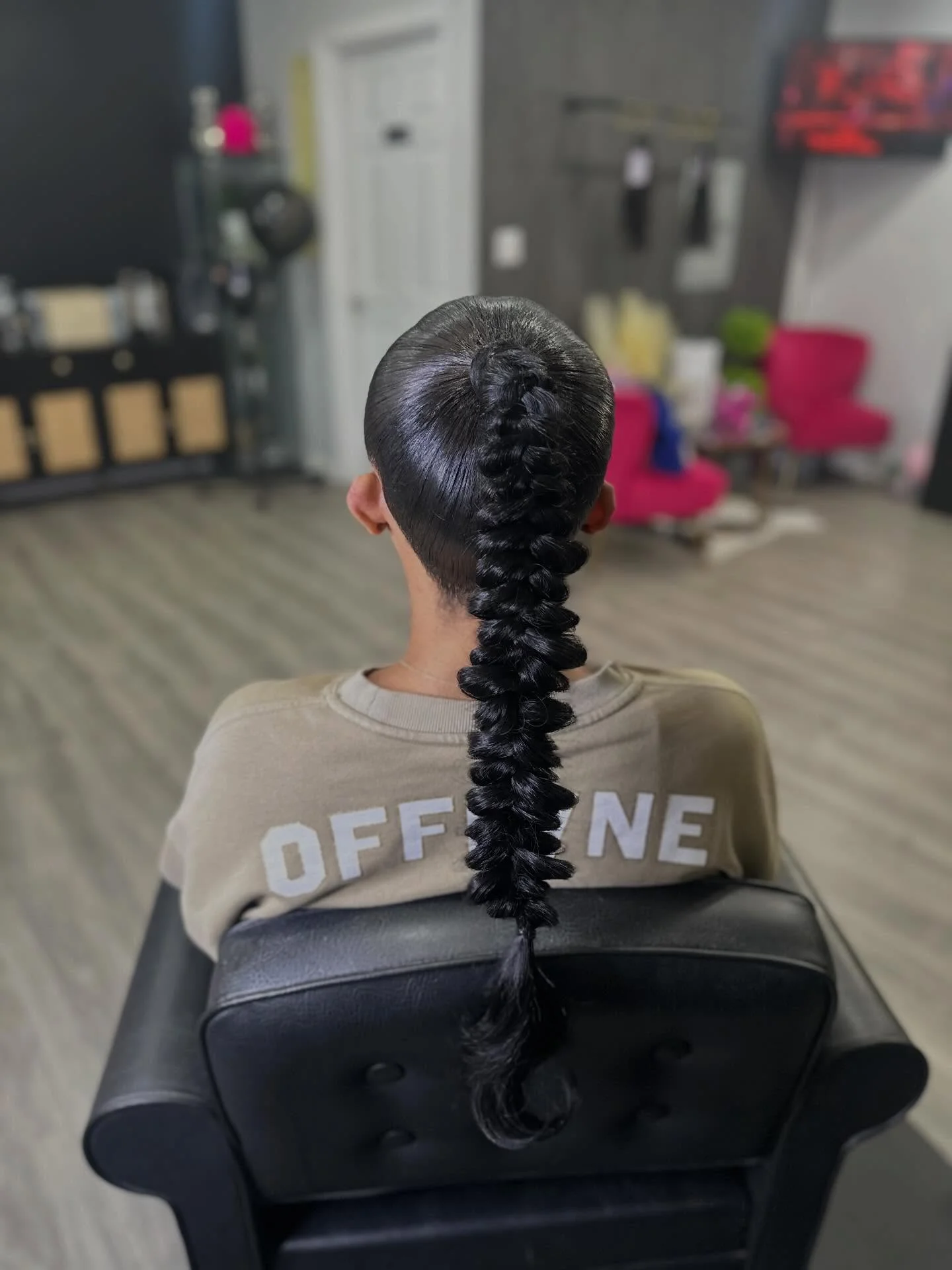 polished summer ponytail hairstyle 2026 Structured Braided Ponytail With High Shine Drama