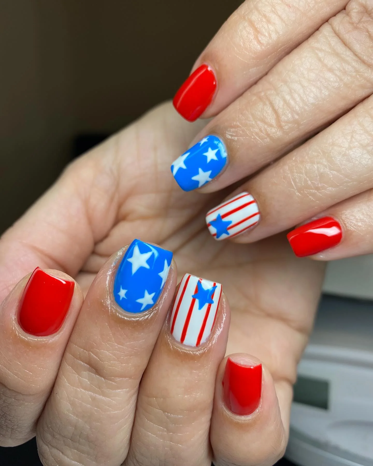 usa nails 2026 Bold Patriotic Pop Art Nails For Summer Weekends