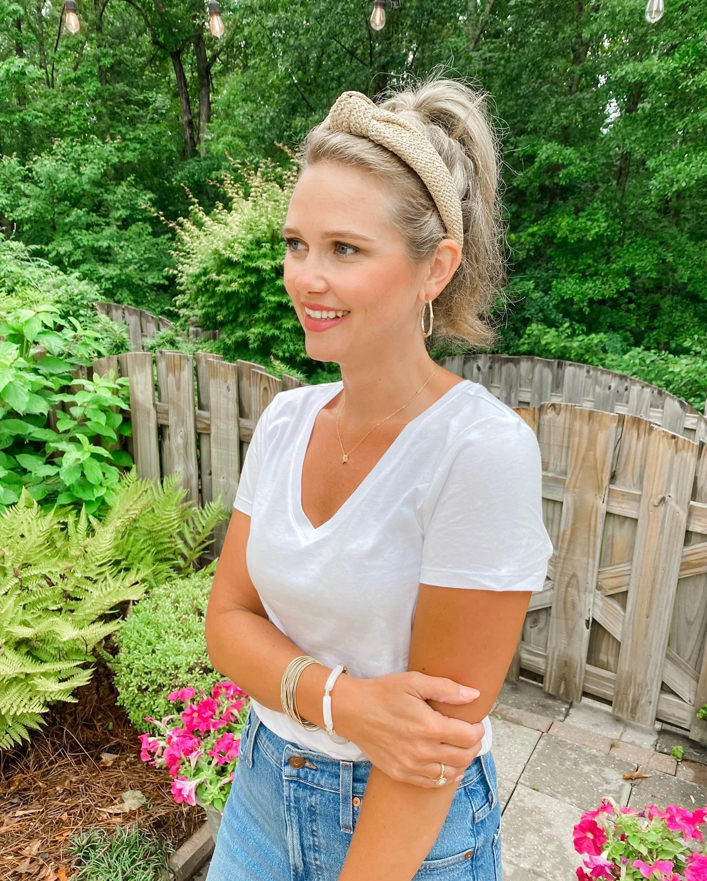 minimal summer easy hairstyle 2026 Curly High Ponytail With Soft Headband Texture