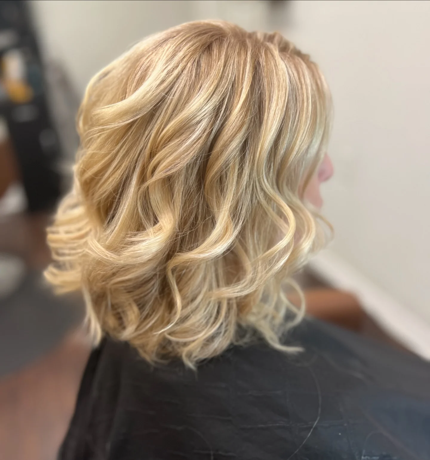 light summer haircuts for medium hair 2026 Soft Golden Layered Waves With Airy Volume
