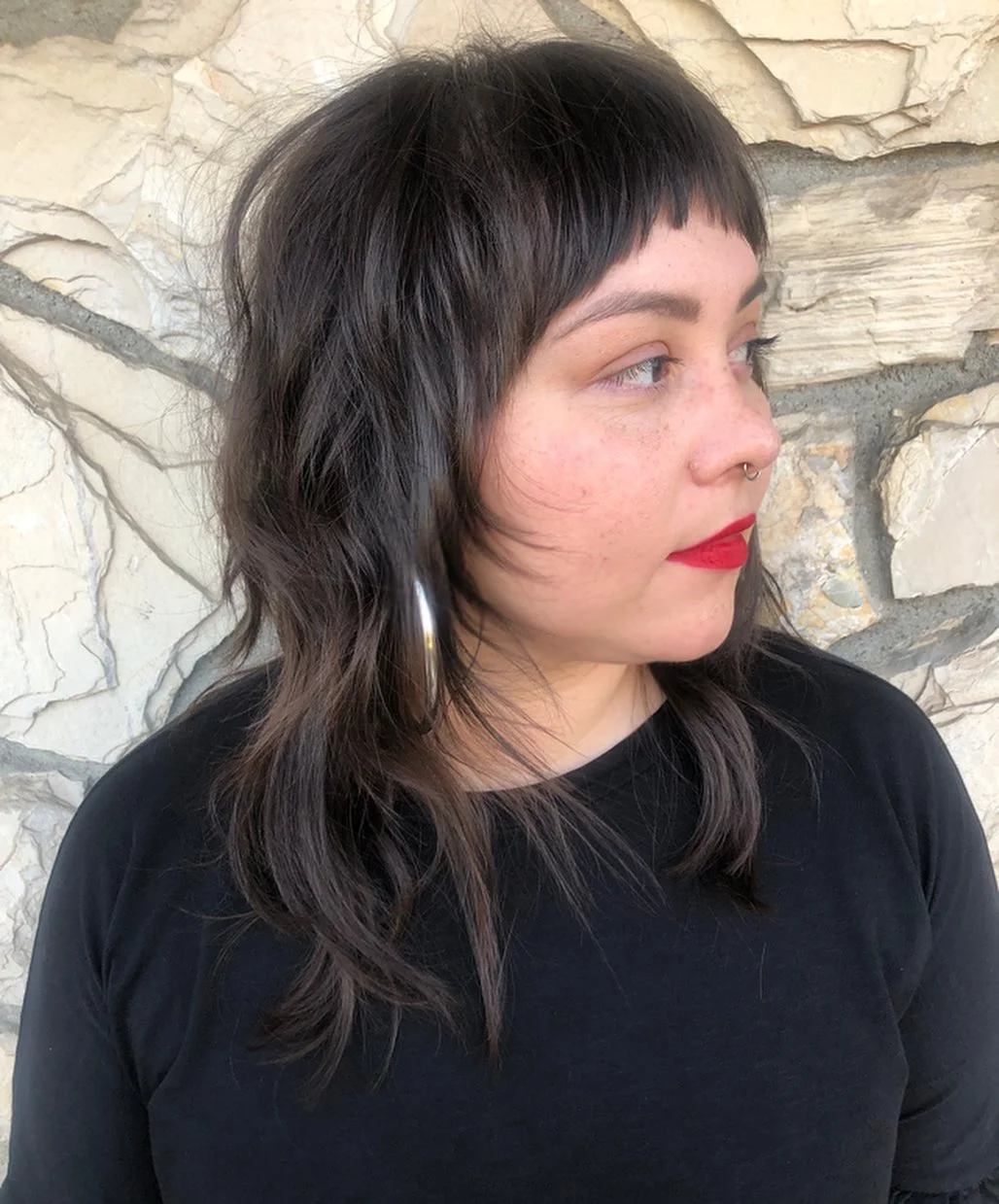 edgy summer shag hairstyle 2026 Soft French Shag With Micro Fringe