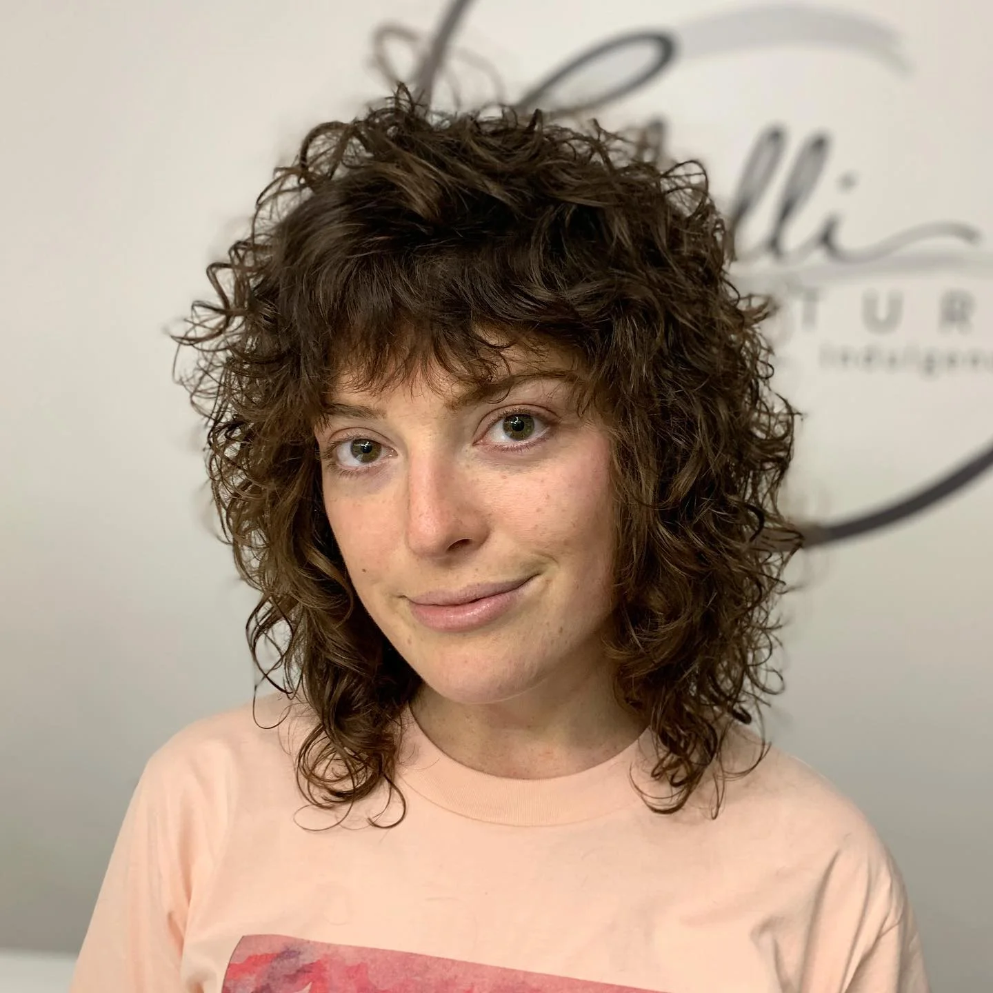edgy summer shag hairstyle 2026 Curly Shag Revival With Air-Dried Texture