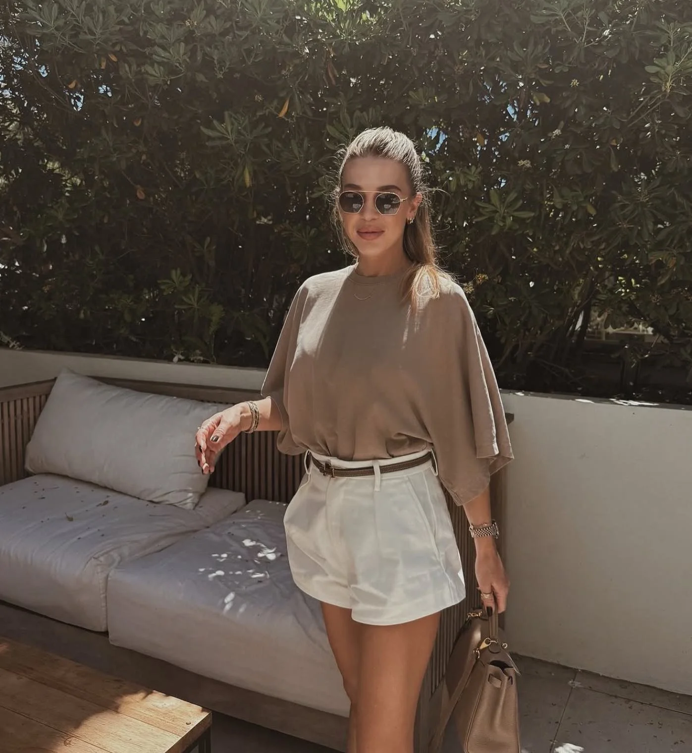 june outfits ideas 2026 Neutral Minimalism For Hot City Afternoons