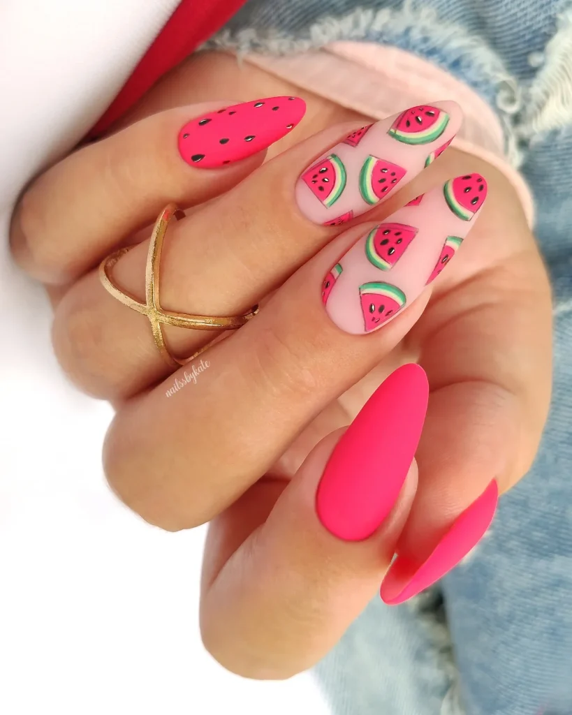 22 Summer Nails Watermelon 2026 - Bright, Juicy & Cute Manicure Ideas For The Hottest Season