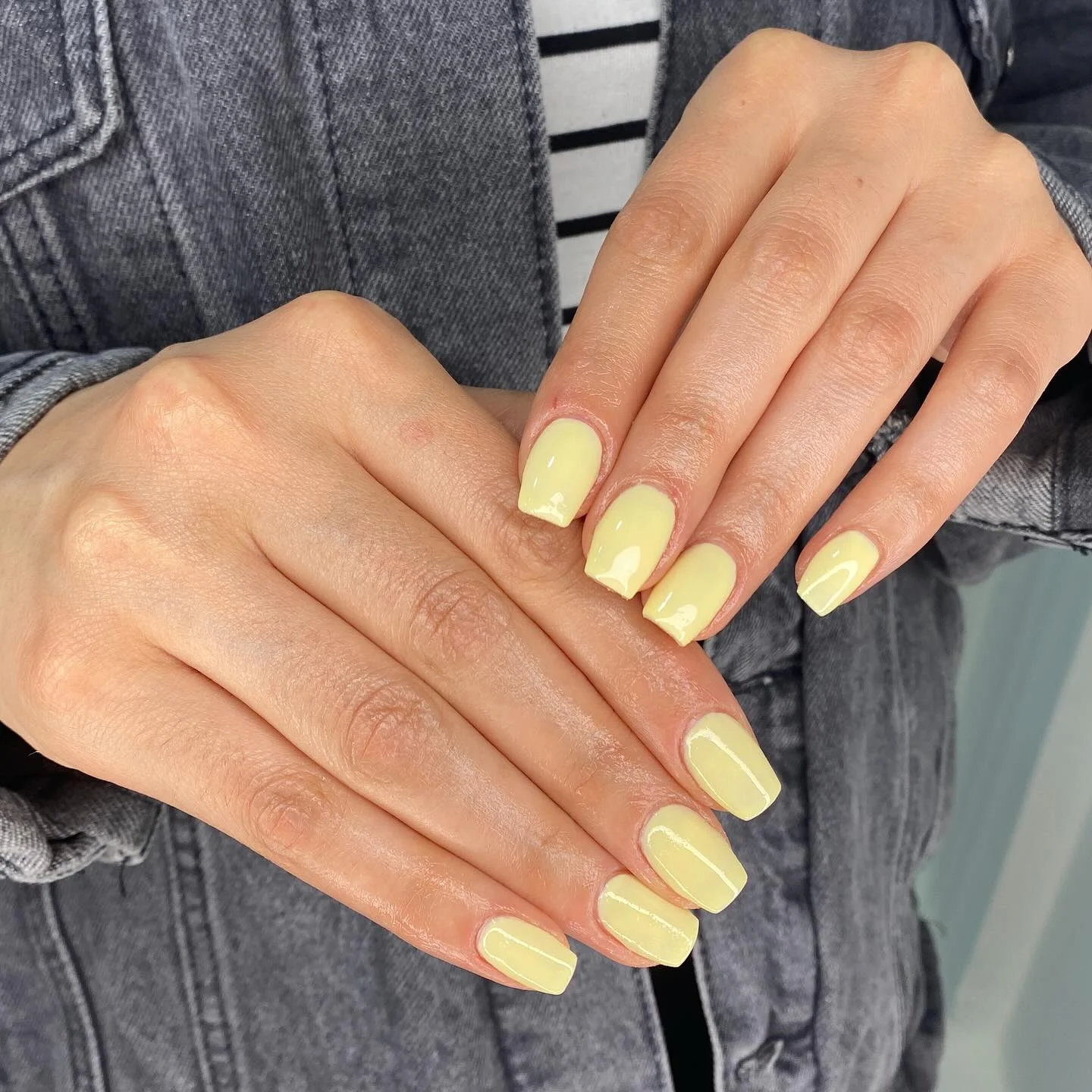 summer nails one color 2026 Butter Yellow Nails That Capture The Soft Side Of Summer