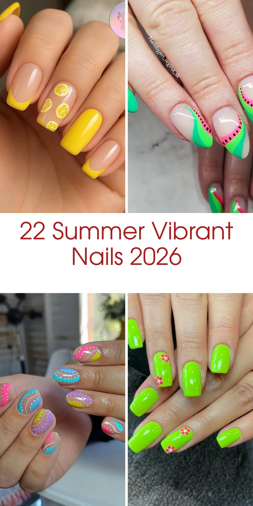 22 Summer Vibrant Nails 2026 - Bright Tropical Manicure Ideas To Copy This Season