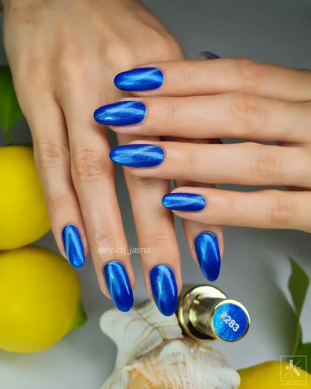 June Nail Colors Ideas 2026 - Summer Trends 2026 Electric Sapphire Chrome That Feels Like Summer After Dark