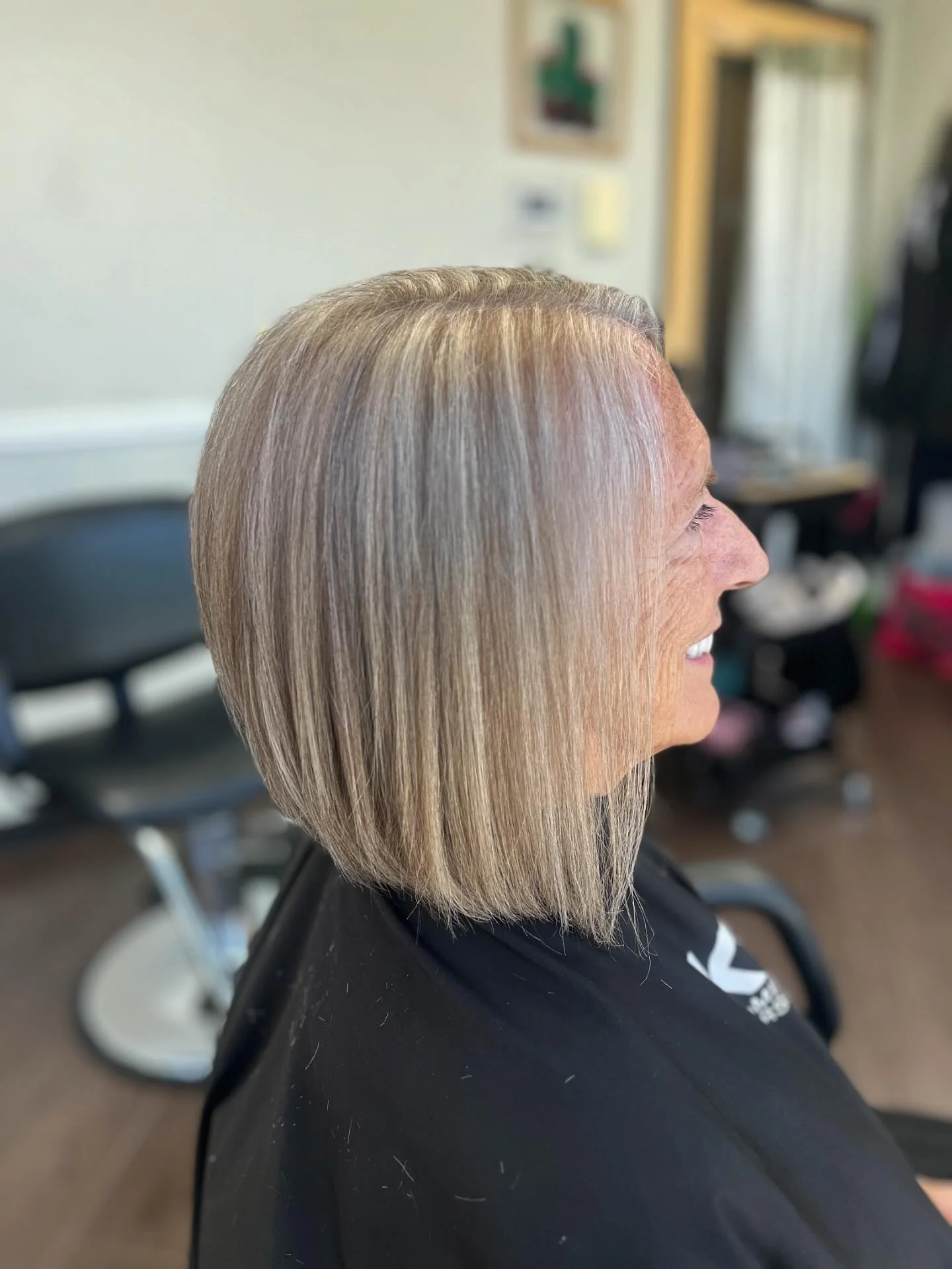 stylish summer haircuts for women over 60 2026 Sleek Precision Bob With A Soft Summer Edge