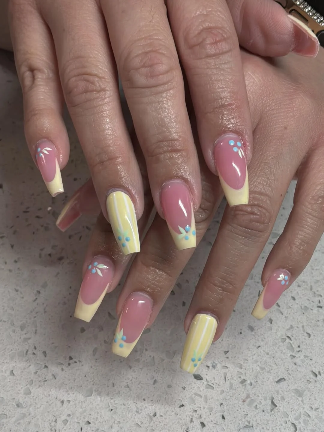 summer nail inspo 2026 Pastel Retro Tips With A Playful Y2K Twist