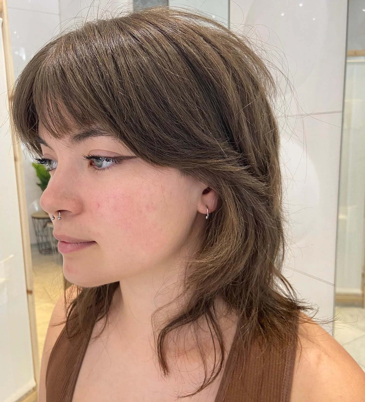 cool summer shag haircut 2026 Effortless Natural Shag With Soft Face-Framing Layers