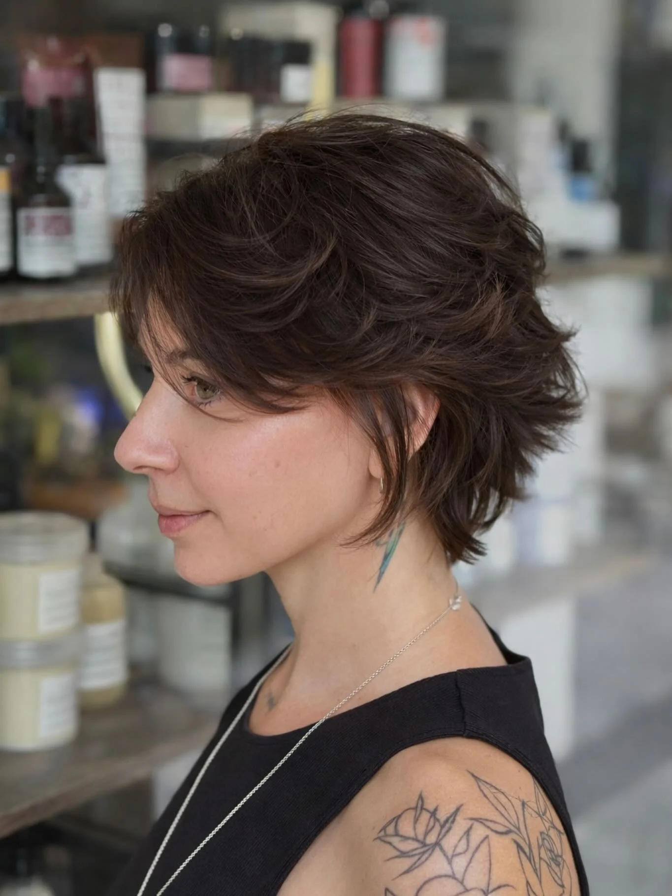 perfect summer haircut 2026 Textured Pixie Shag With Effortless Volume