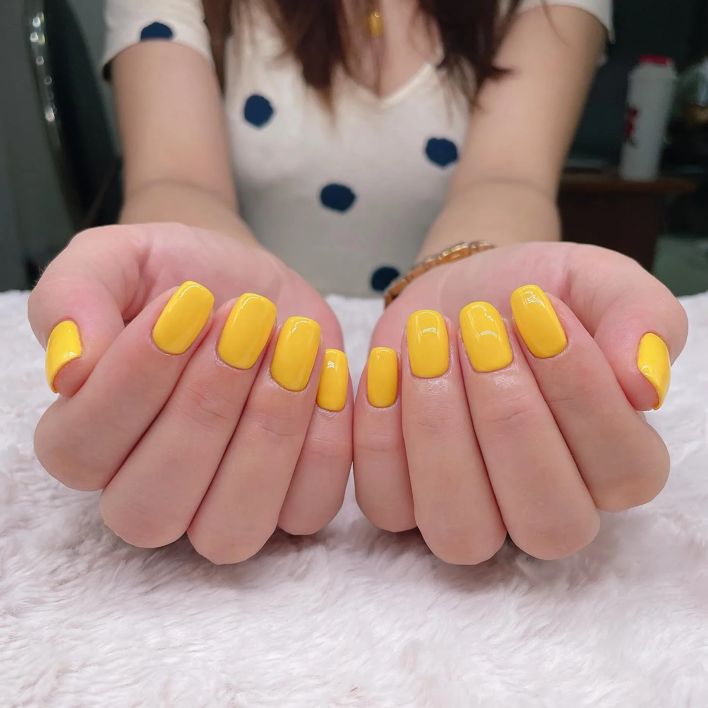summer nails one color 2026 Sunny Lemon Nails That Feel Like Pure Happiness