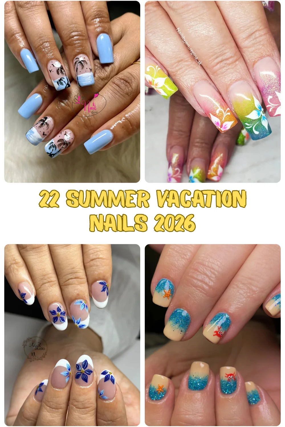 22 Summer Vacation Nails 2026 That Make Every Beach Look Feel More Stylish