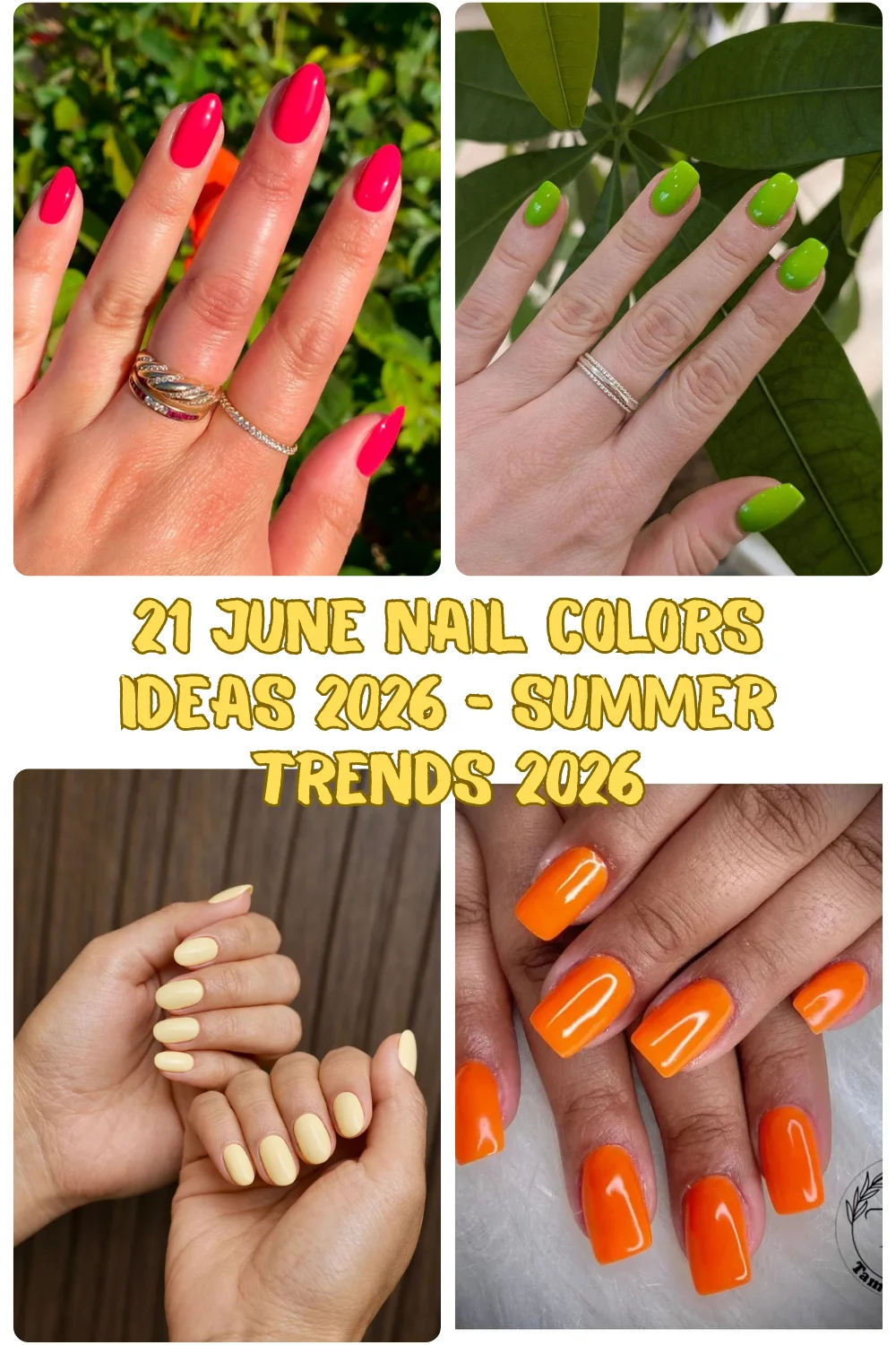 21 June Nail Colors Ideas 2026 - Summer Trends Everyone Will Be Wearing