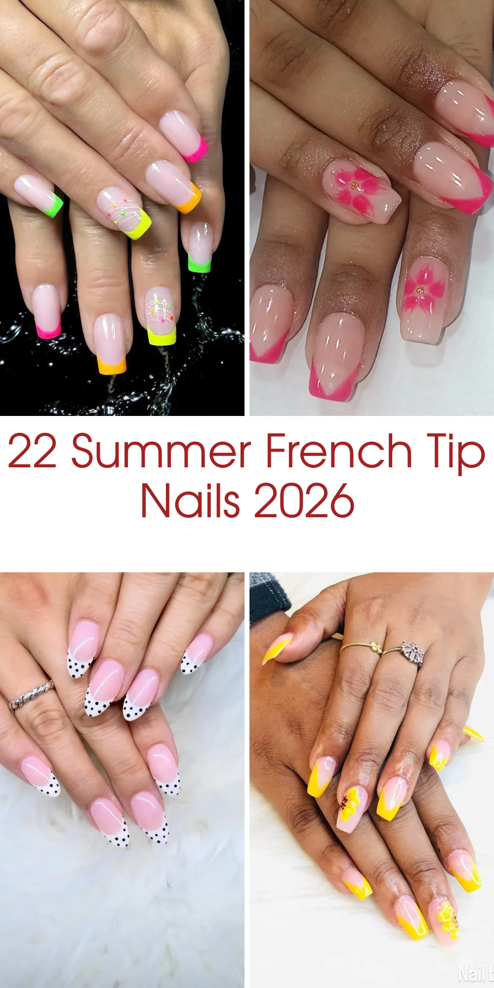 22 Summer French Tip Nails 2026 - Bright, Cute & Trendy Manicure Ideas