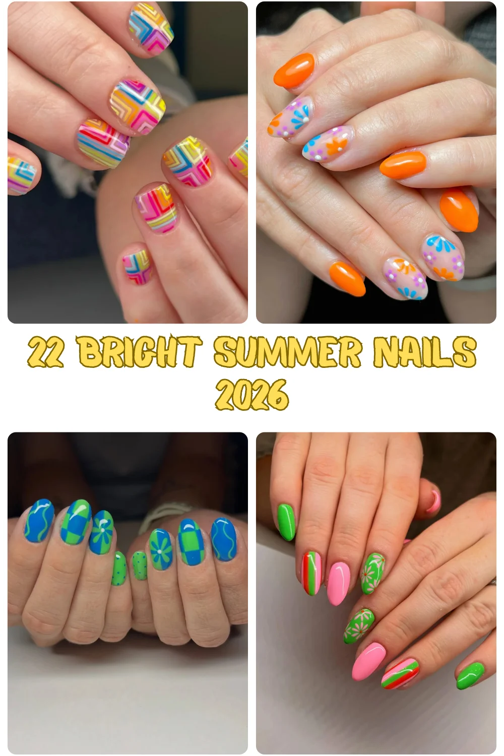 22 Bright Summer Nails 2026: Bold And Playful Manicure Ideas To Try This Season