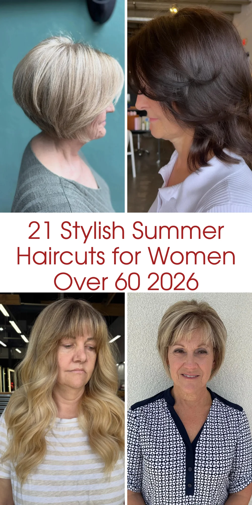 21 Stylish Summer Haircuts For Women Over 60 2026 - Fresh, Modern Looks To Try Now
