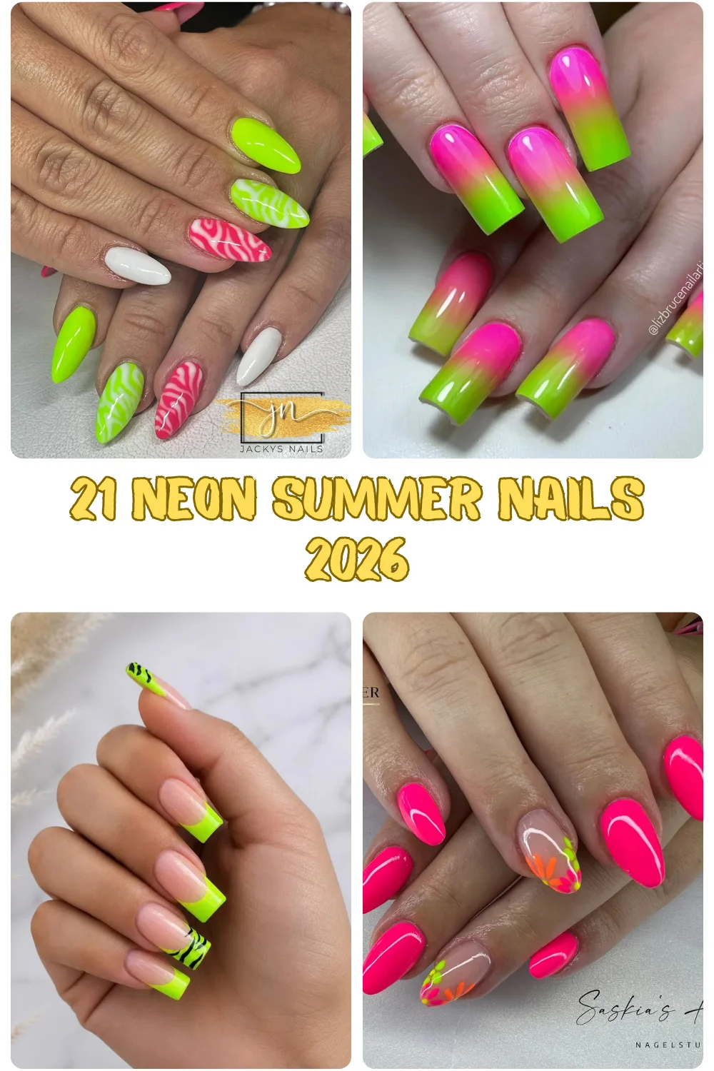 21 Neon Summer Nails 2026 That Will Make Your Manicure Look Instantly Brighter