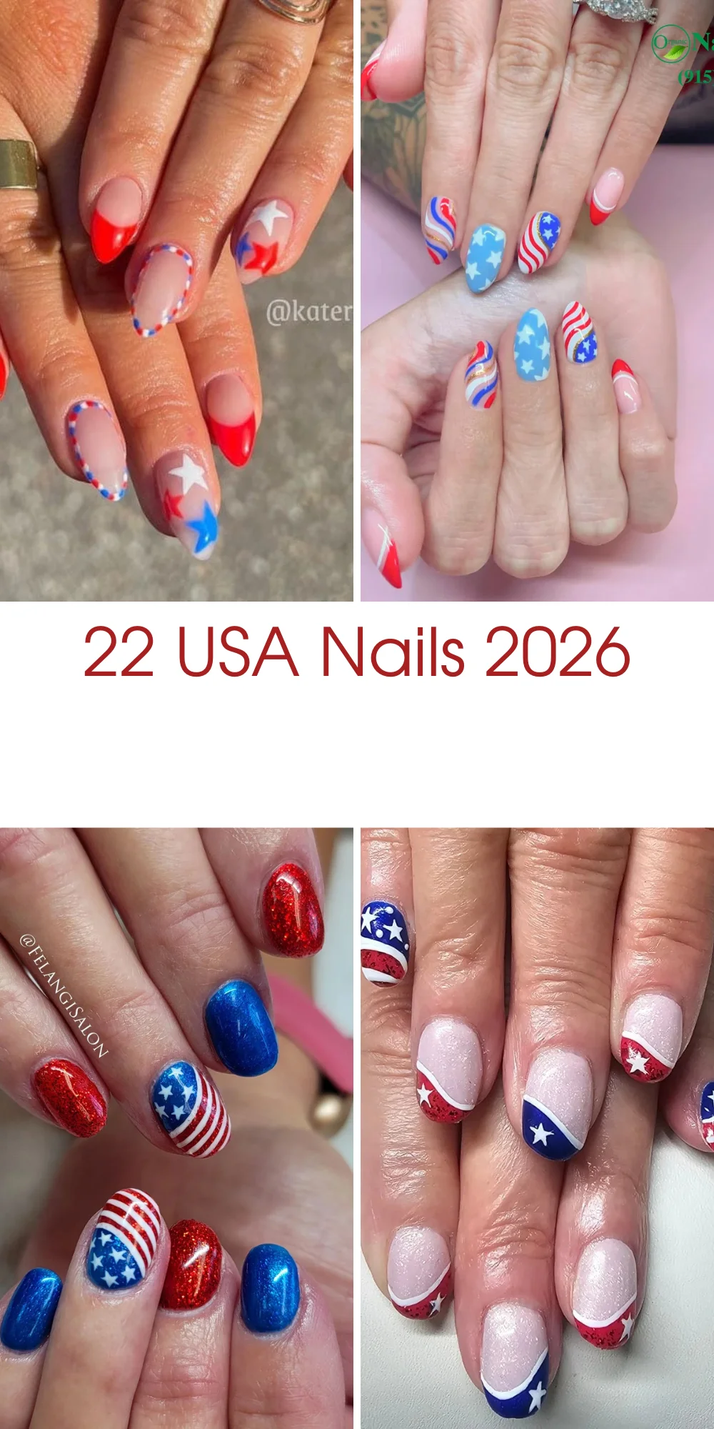 22 USA Nails 2026 - Chic 4th Of July Nail Ideas For A Stylish Summer