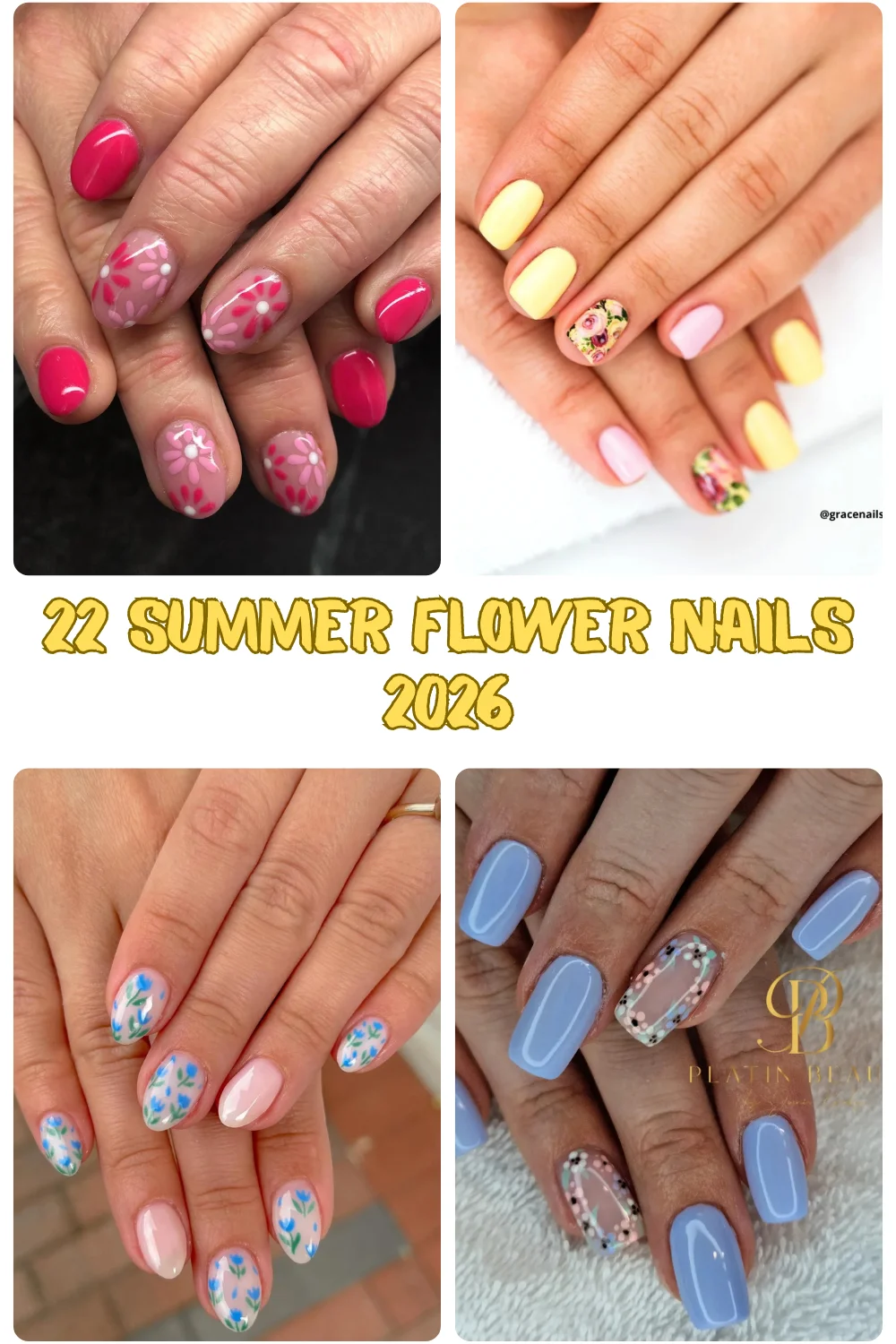 22 Summer Flower Nails 2026 - Trendy Floral Manicure Ideas For Every Style