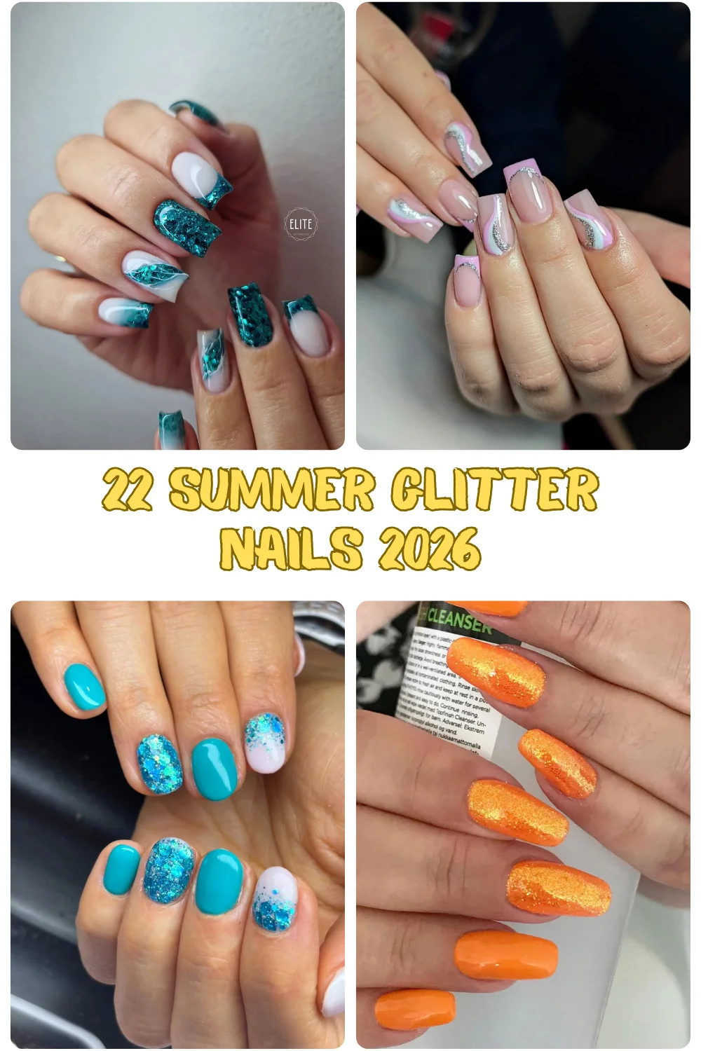 22 Summer Glitter Nails 2026: Sparkling Designs To Brighten Your Season