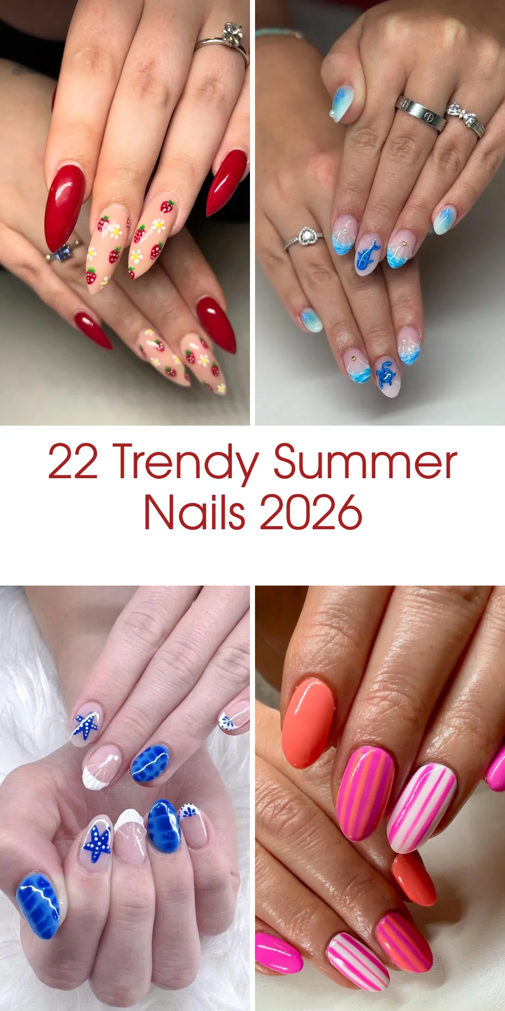 22 Trendy Summer Nails 2026 That Will Instantly Upgrade Your Vacation Mood