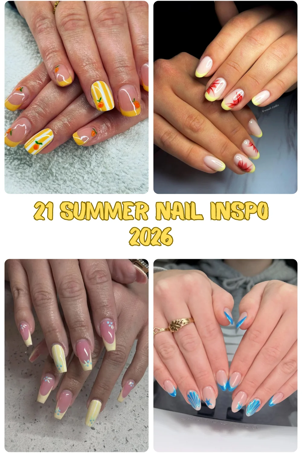 21 Summer Nail Inspo 2026 - Cute, Bright & Vacation-Ready Manicure Ideas