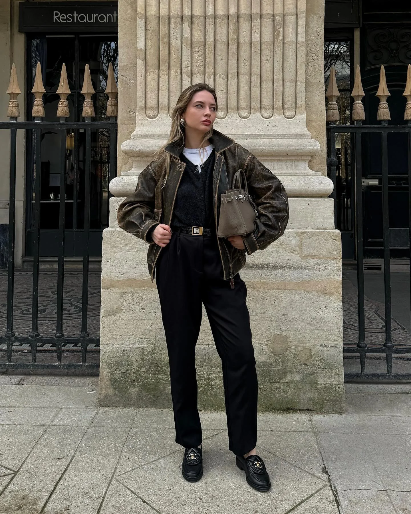 fall office outfits for women 2026 The Modern Leather Jacket Formula For Busy Office Days