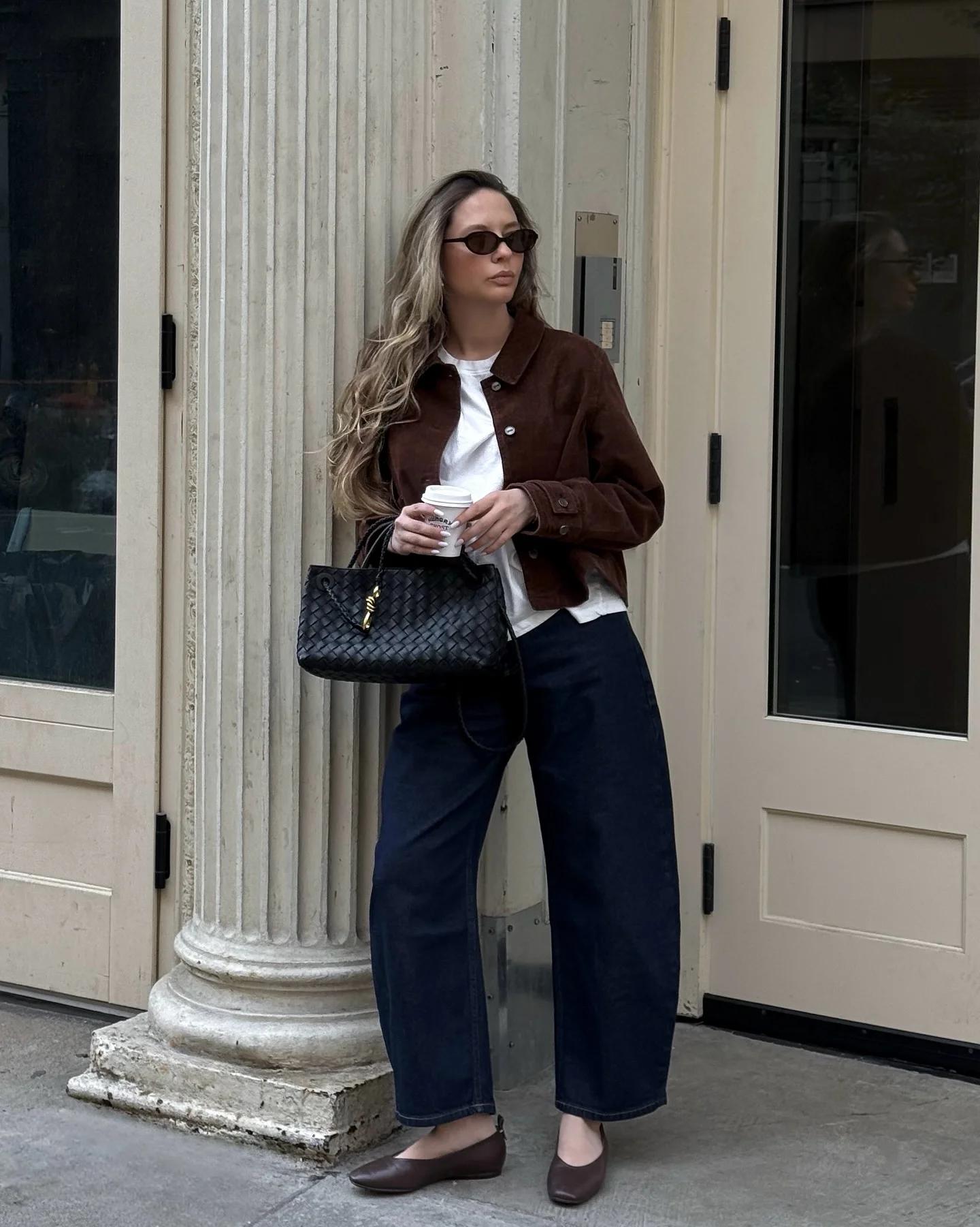 fall outfits with jeans 2026 Rich Chocolate Layers And Dark Denim Ease