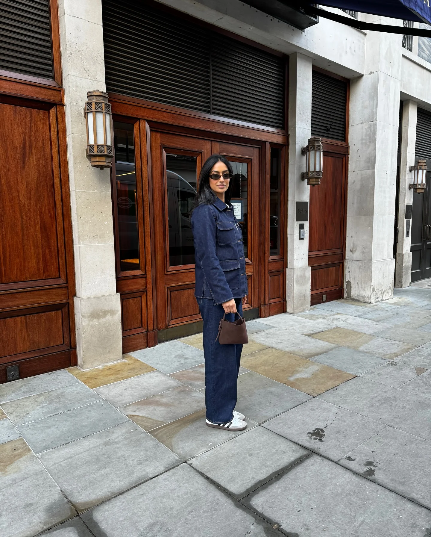 fall outfits with jeans jacket 2026 Refined Dark Denim For Everyday City Style
