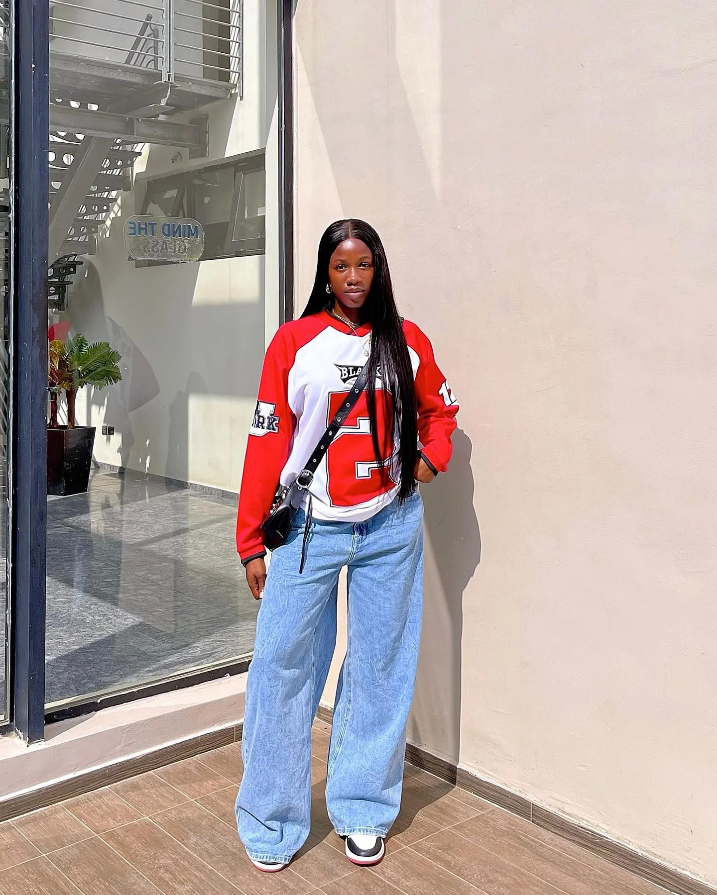 fall 2026 outfits for black women Oversized Denim And Jersey Dressing With Baddie Energy