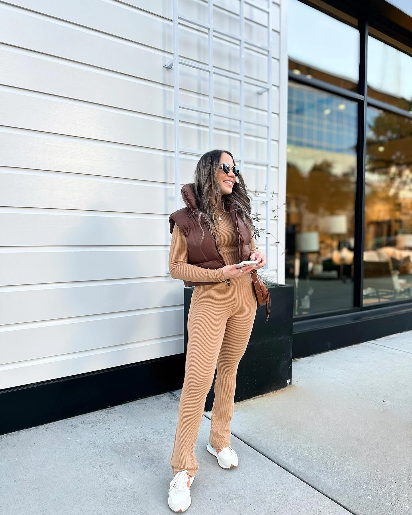 fall outfits with leggings 2026 Monochromatic Brown Layers That Feel Expensive