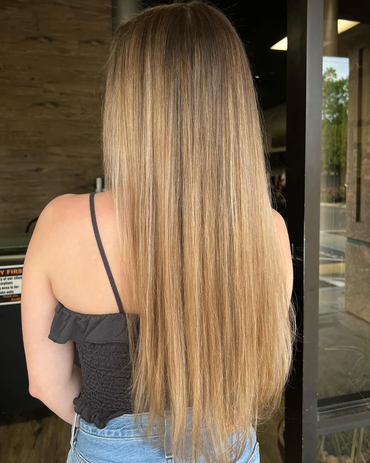 july hair color ideas 2026 Natural Beige Blonde Lengths With Seamless Dimension