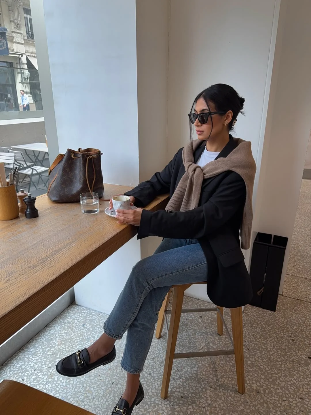 fall business casual outfits for women 2026 Relaxed Coffee Shop Layers For Everyday Office Style