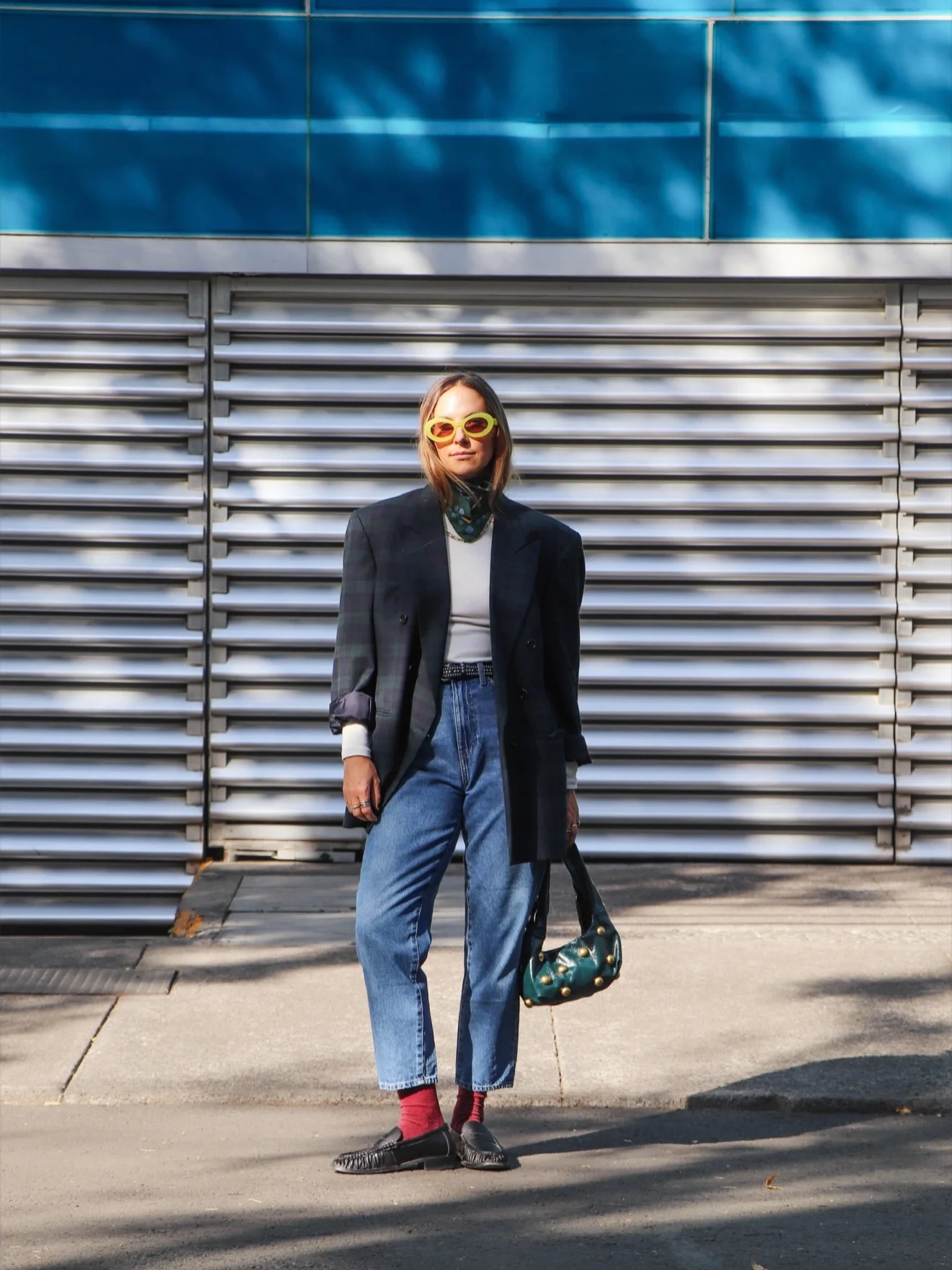 fall fashion trends for women 2026 Playful Color Accents Meet Classic Denim