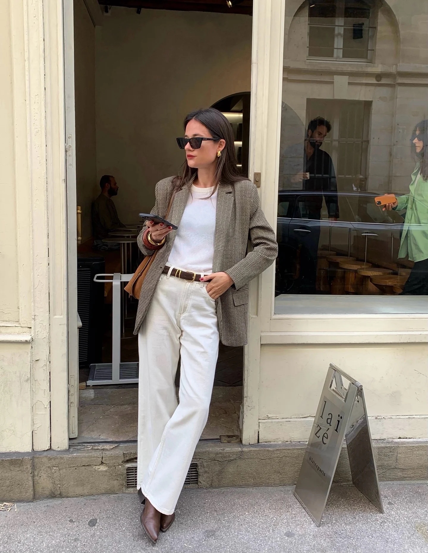 fall office outfits for women 2026 White Denim And Tailoring For Modern Business Casual Style