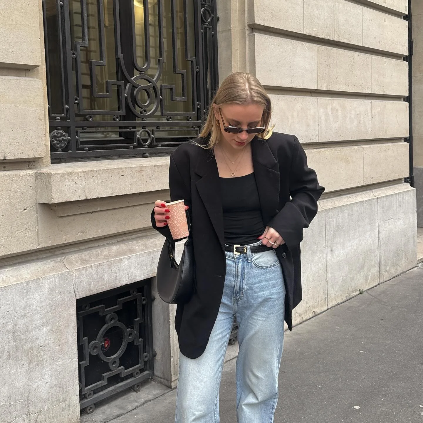 fall outfits for college students casual 2026 Black Blazer And Denim For Everyday Sophistication