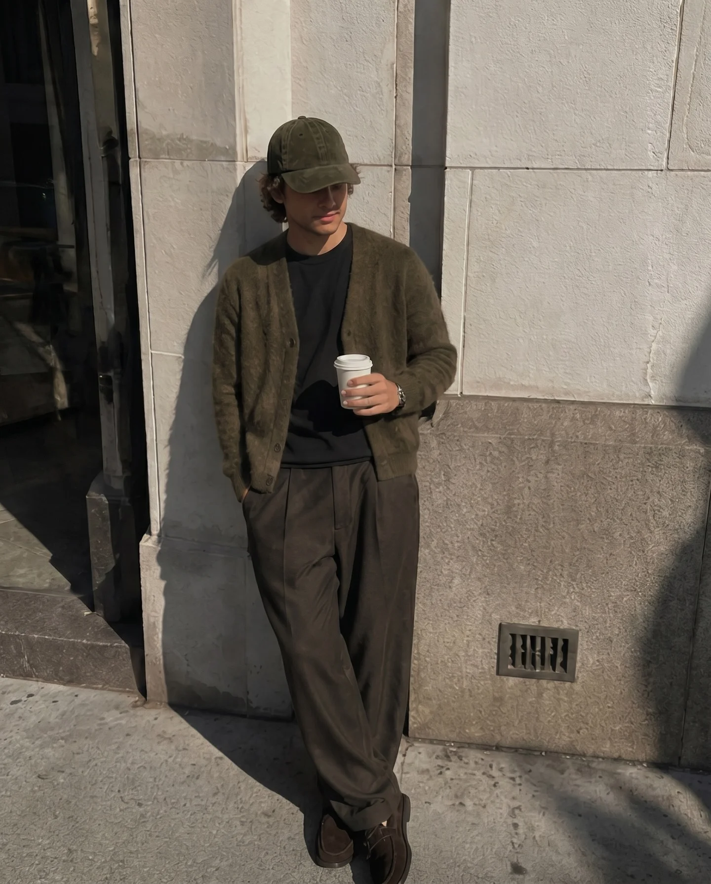fall outfits ideas for men 2026 Earth-Tone Layering With Quiet Luxury Appeal