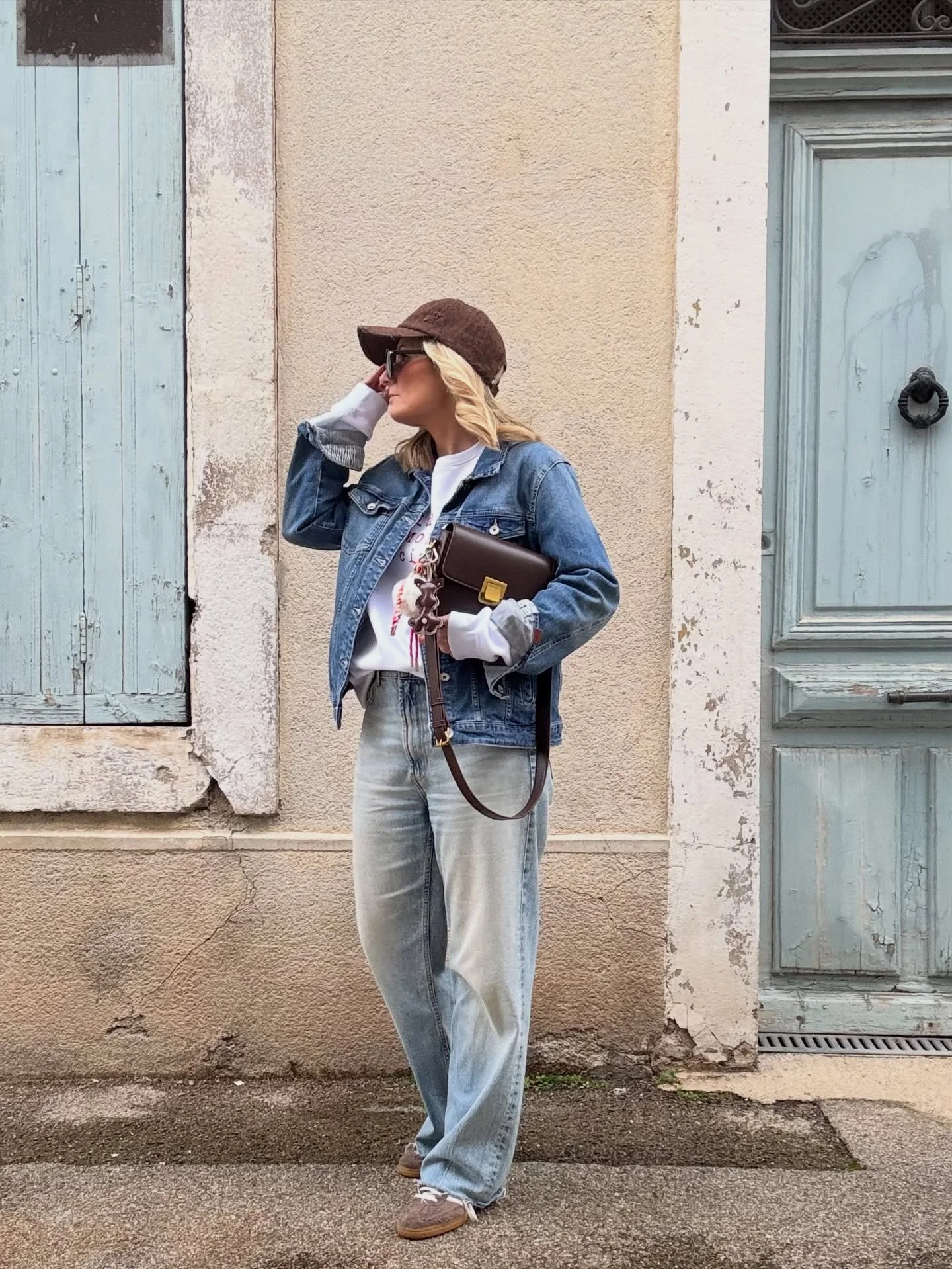 fall outfits with jeans jacket 2026 Relaxed Weekend Layers With Vintage Appeal