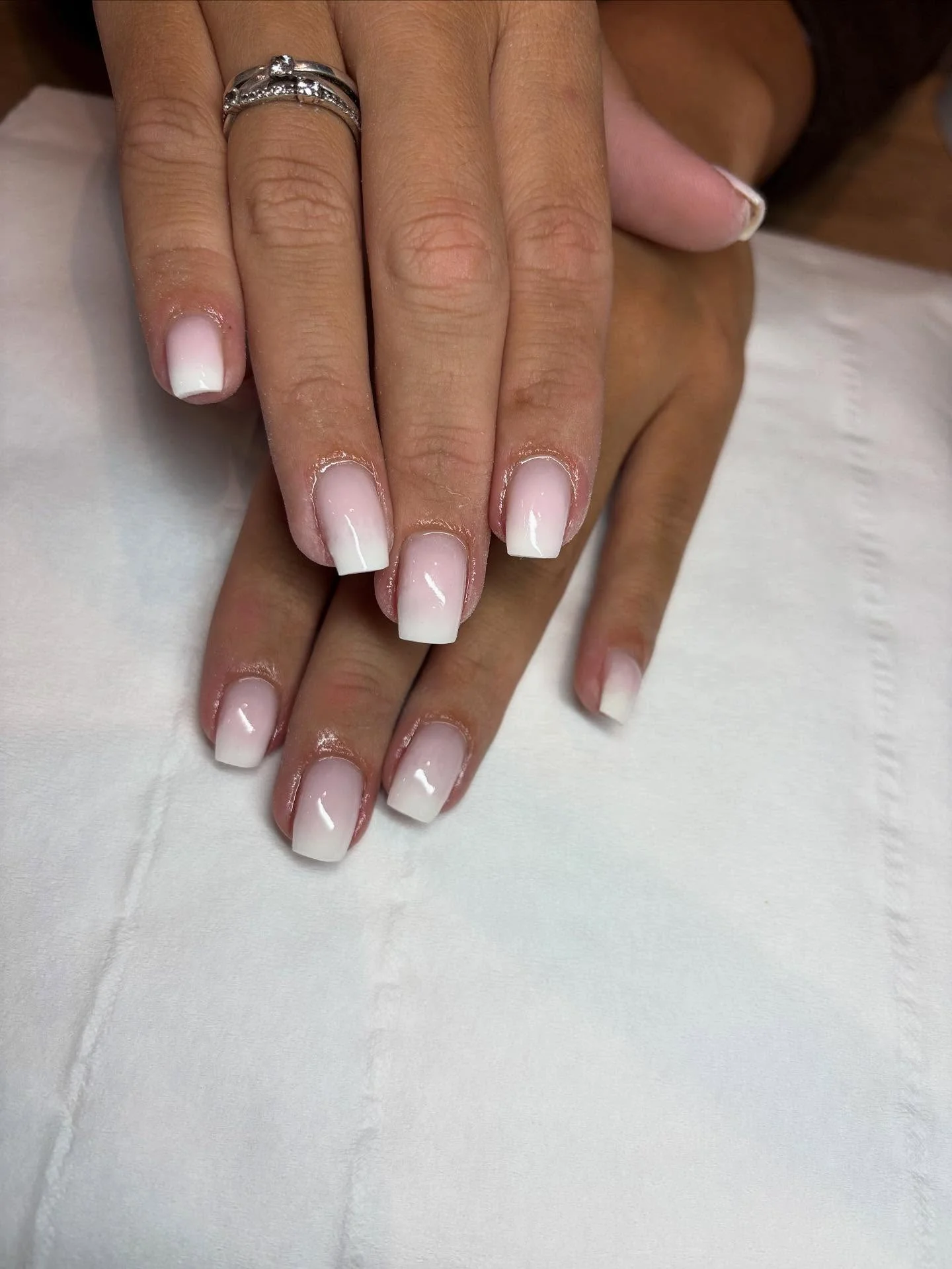 plain summer nails 2026 Milky White Ombre For A Fresh Summer Update