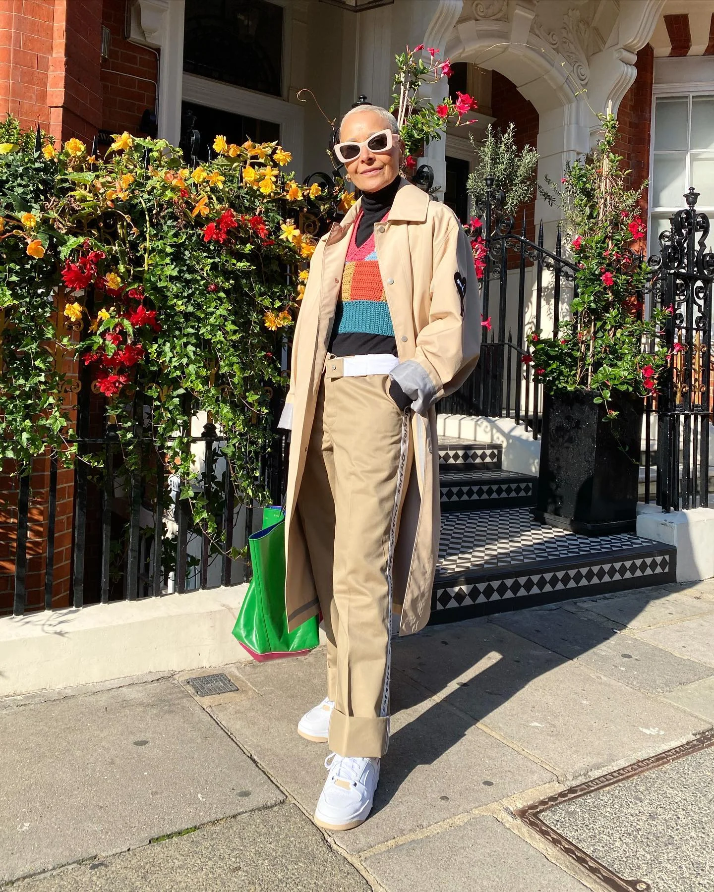 what to wear in fall 2026 over 50 Colorful Knitwear Paired With Timeless Neutrals