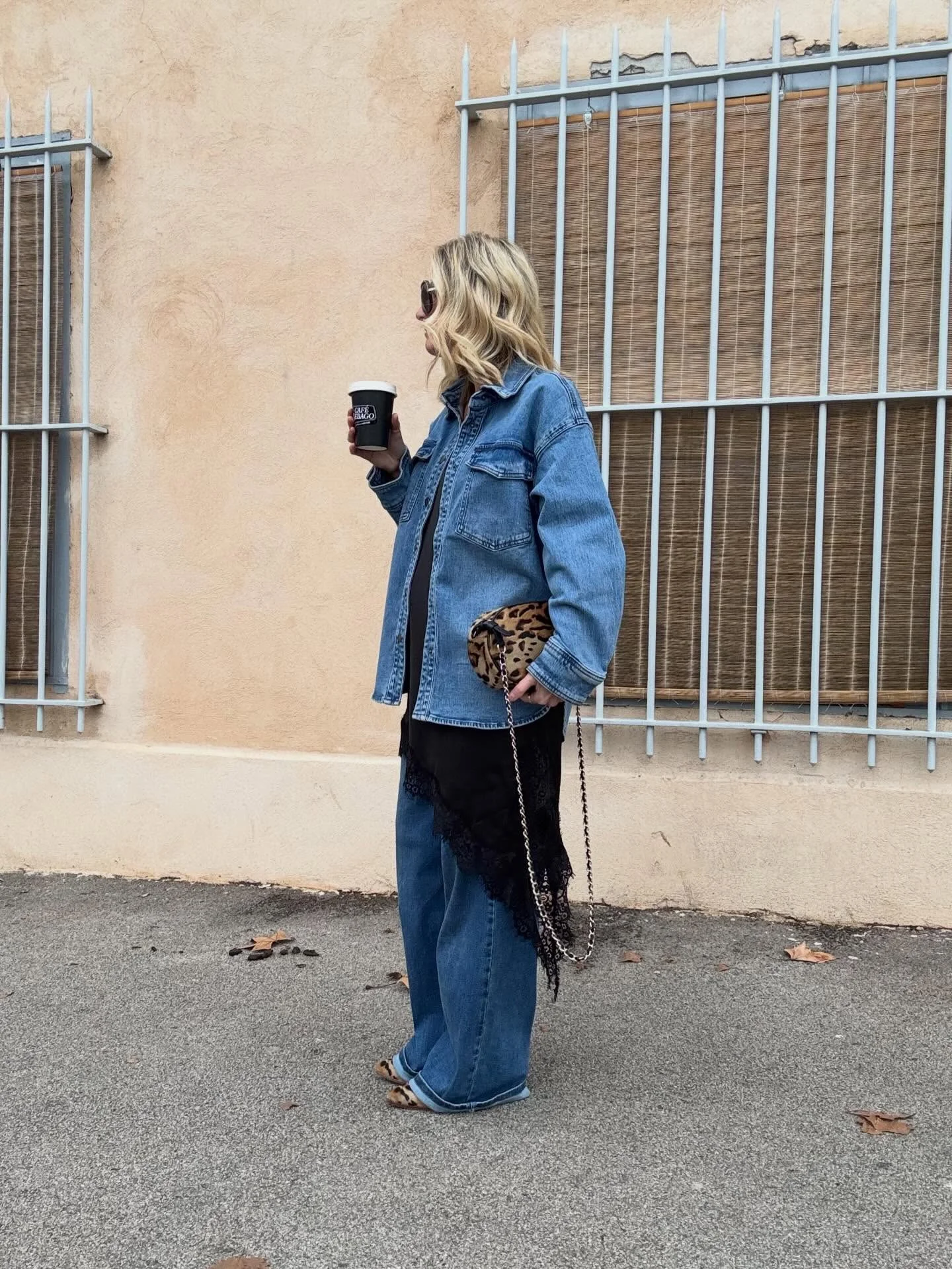 fall outfits with jeans jacket 2026 Denim And Lace For A Modern Romantic Contrast