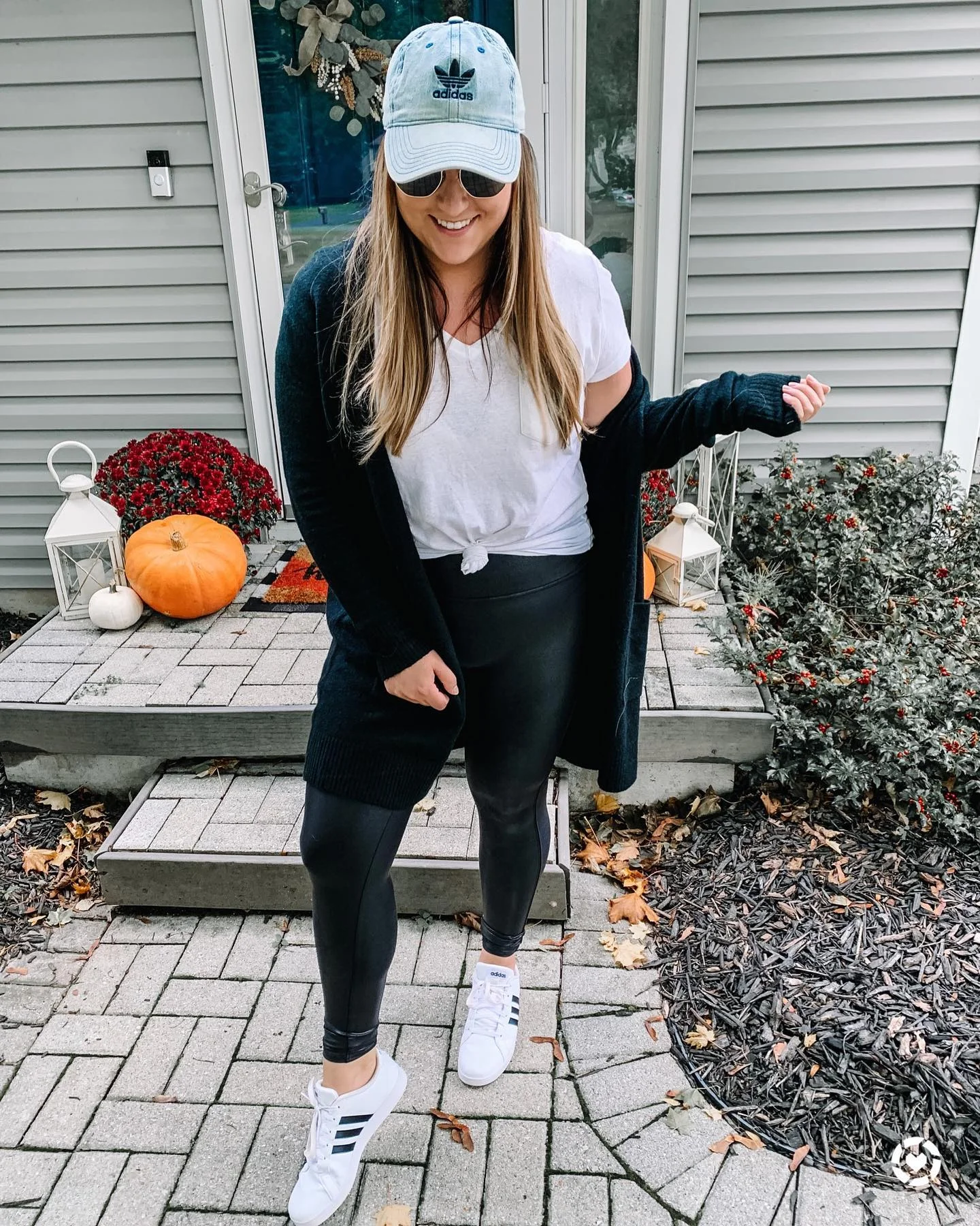 fall outfits with leggings 2026 Simple Black And White Styling That Always Works