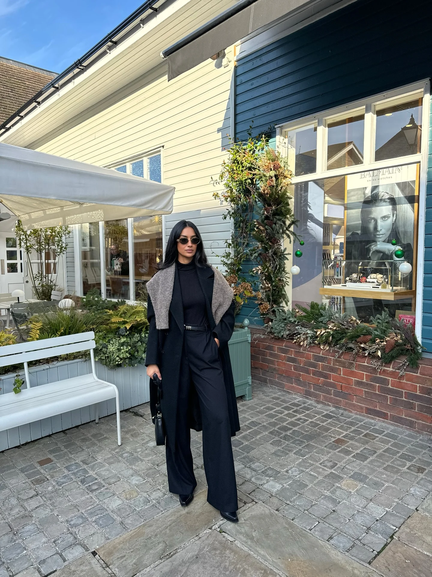 fall work outfits 2026 Head-To-Toe Black Tailoring For Confident Cold-Weather Dressing